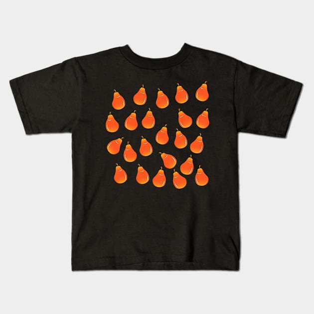 Pear Kids T-Shirt by melcu